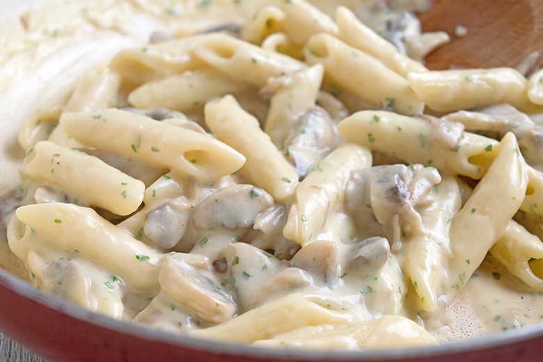 Cremige Penne