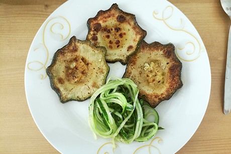 Zucchini gebraten