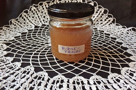 Birnen-Trauben-Marmelade