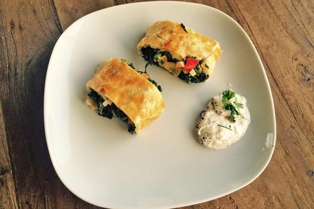 Gemüsestrudel der leichten Art