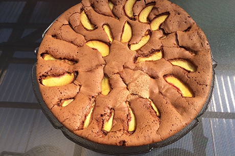 Pfirsich-Schoko-Kuchen