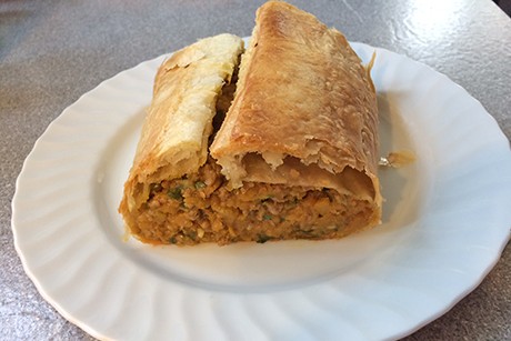 Kürbisstrudel mit Faschiertem