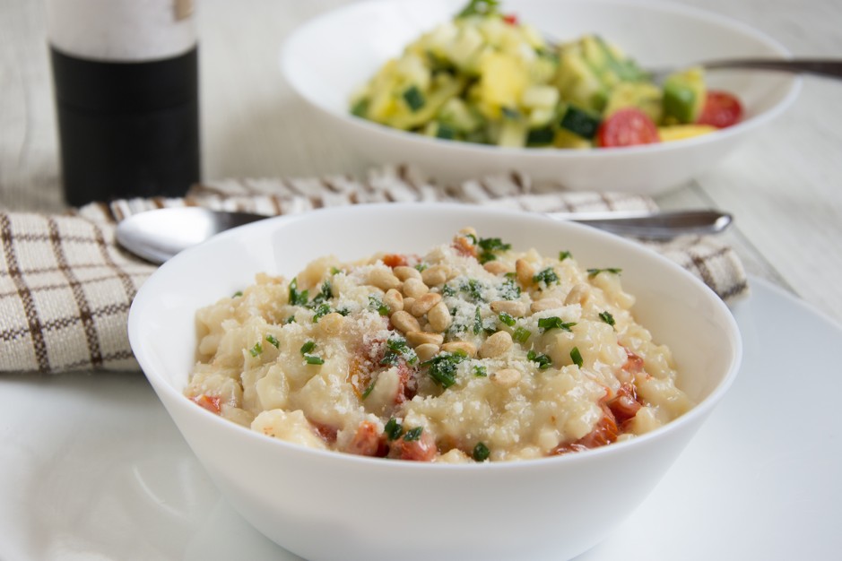 Pinienkernrisotto