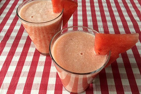 Wassermelonen-Apfel-Smoothie