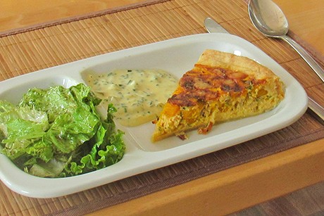 Dinkelkürbisquiche