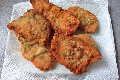 Schnitzel mit Petersilien-Panier