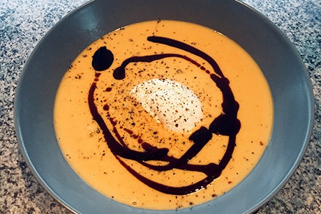Butternusskürbiscremesuppe