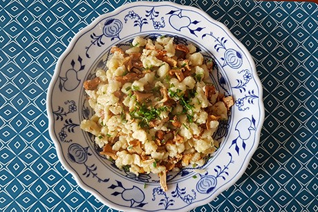 Eierschwammerl - Spätzle