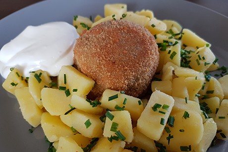 Gebackene Linsenbällchen