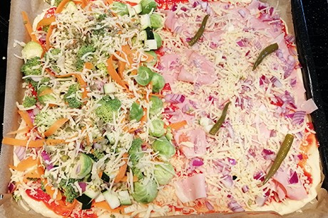 Familien-Pizza