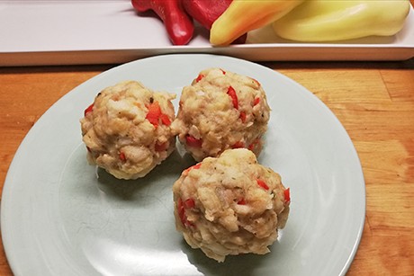 Paprika-Semmelknödel