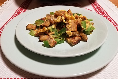Eierspeise mit Kaspressknödel