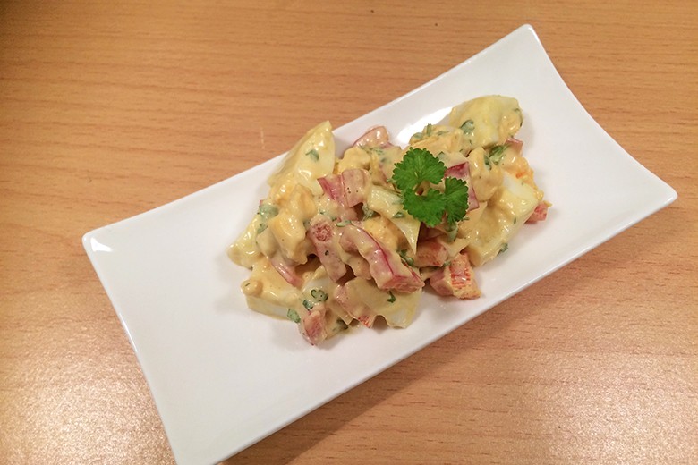 Eiersalat mit Knoblauchmayonnaise