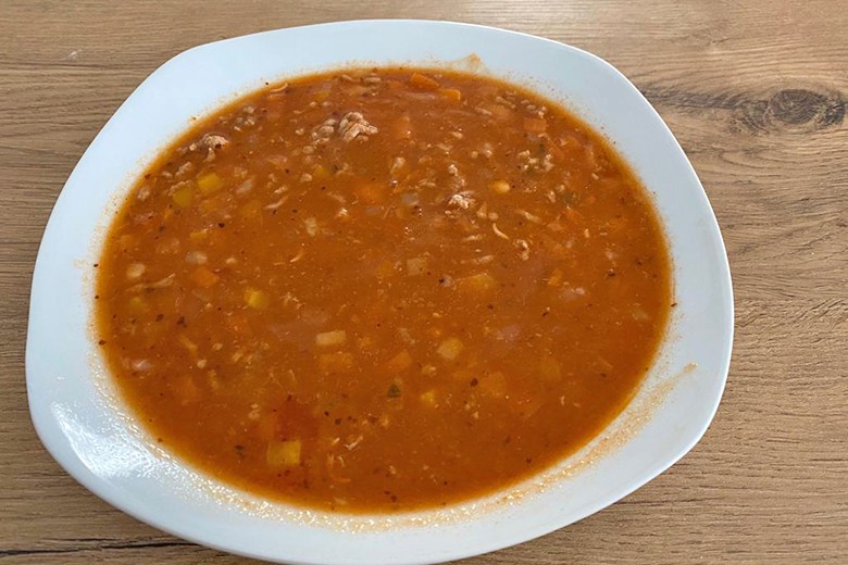 Serbische Bohnensuppe