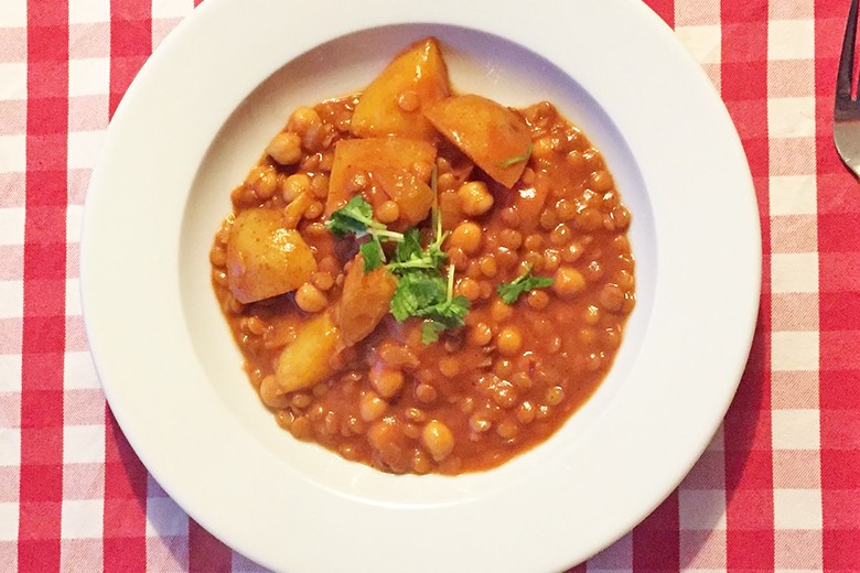 Bohnen-Erdäpfel-Curry