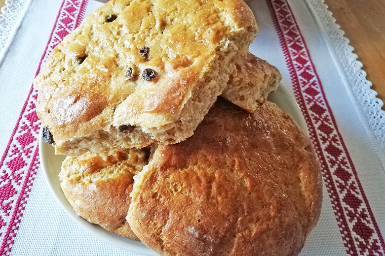 Süße Frühstück-Fladen