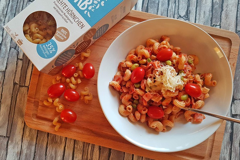 Schnelle Nudelpfanne mit Low Carb Nudeln
