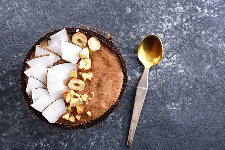 Herbstlicher Smoothie Bowl