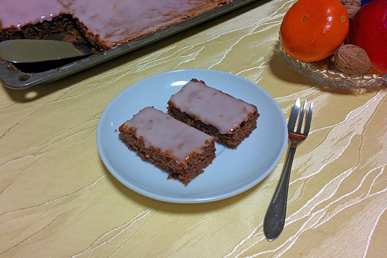 Kuchen mit Punschglasur
