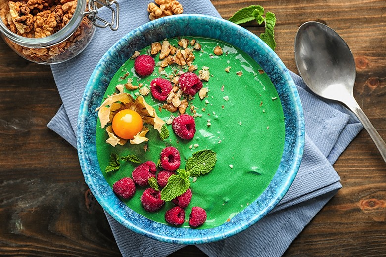 Smoothie Bowl mit Wasabi