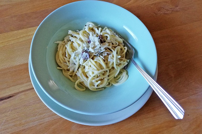 Spaghetti mit Rettich