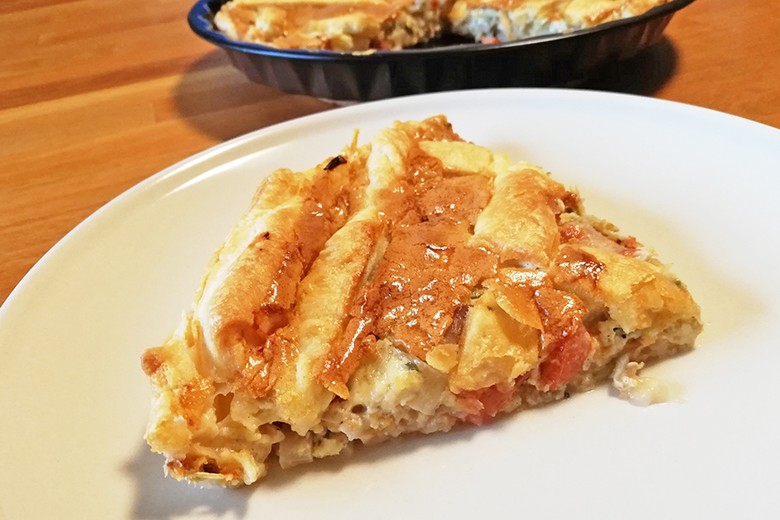 Chinakohl-Tomaten-Tarte