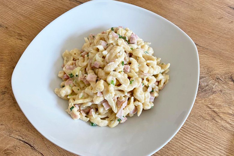 Schinken-Rahm-Spätzle