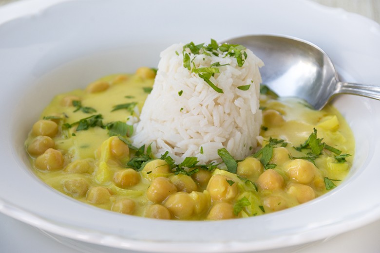 Curry mit Kichererbsen