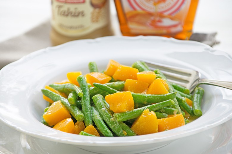 Fisolen-Mango-Salat
