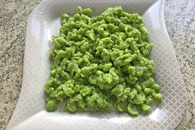 Bärlauchspätzle