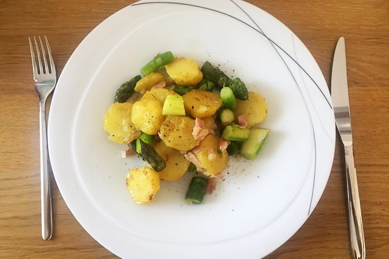 Spargel-Kartoffel-Pfanne