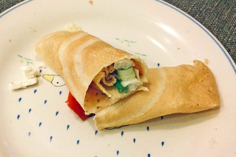 Crêpes mit Feta