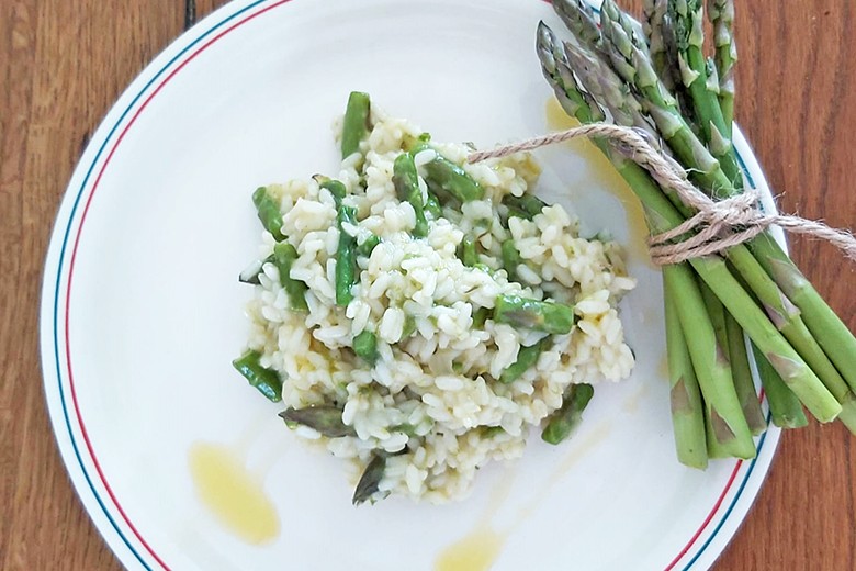 Spargel Risotto