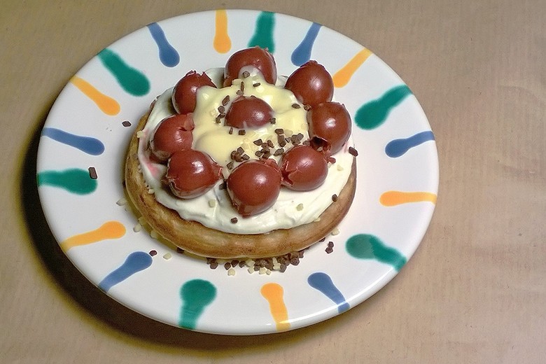 Pancakes mit Weichseljoghurt