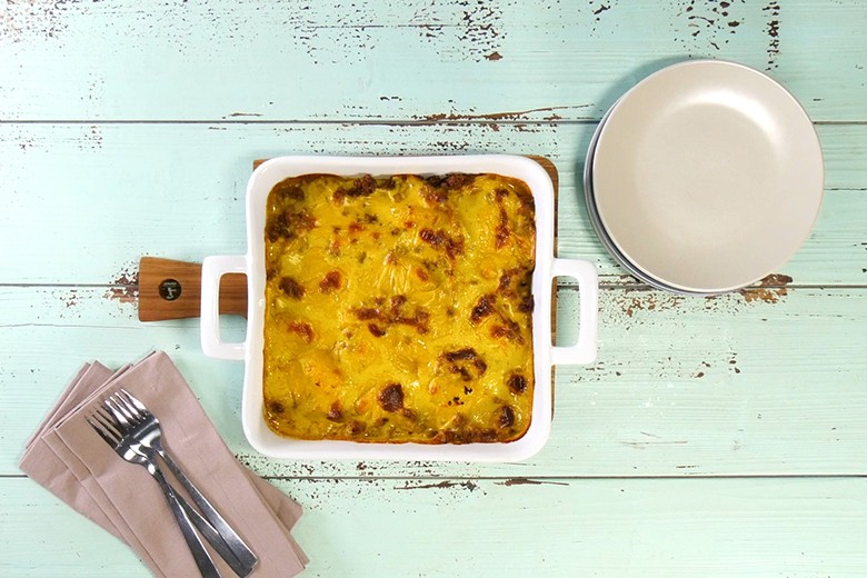Einfacher Kartoffelauflauf