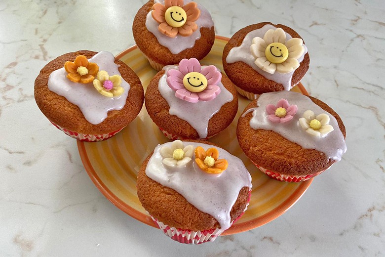 Zitronenmuffins mit Zitronenguss