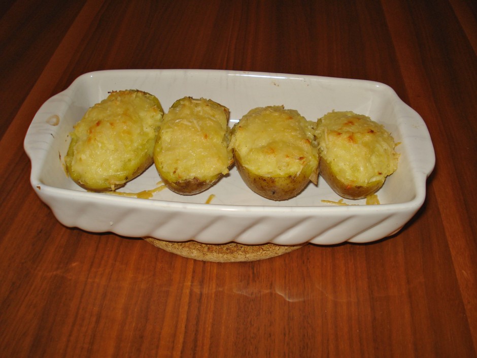 Backkartoffeln mit Schinken