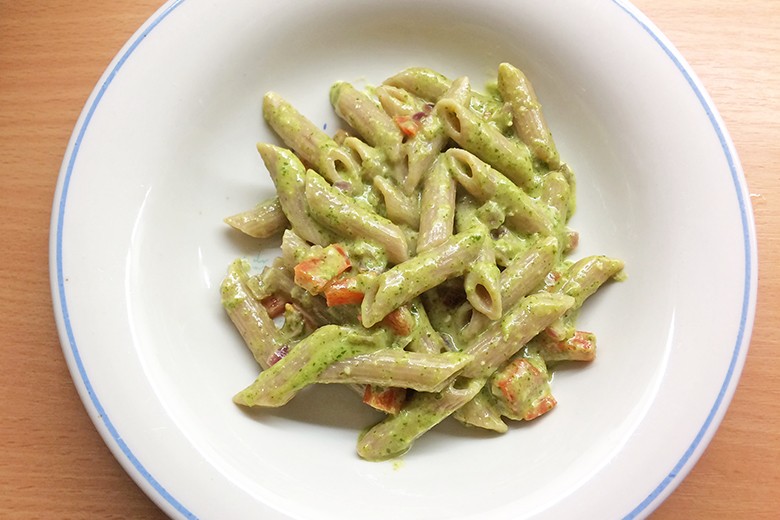 Rucola-Pesto-Nudeln