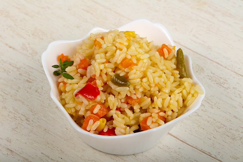 Gemüse-Curry-Reis