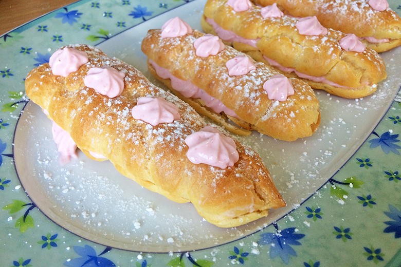 Erdbeer-Eclair
