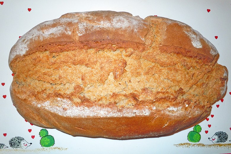 Einfaches Weizenbrot