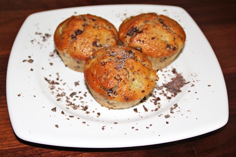 Schoko-Rhabarber-Muffin