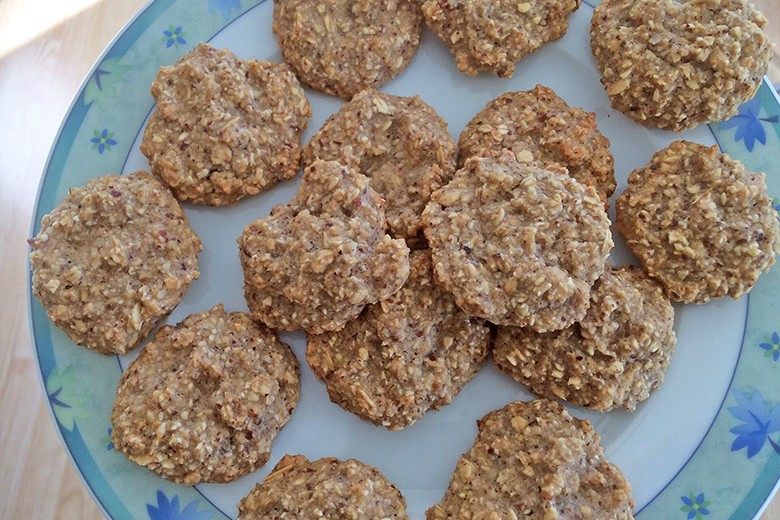 Haferkekse mit Nuss