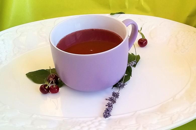 Kirsch-Lavendel-Tee