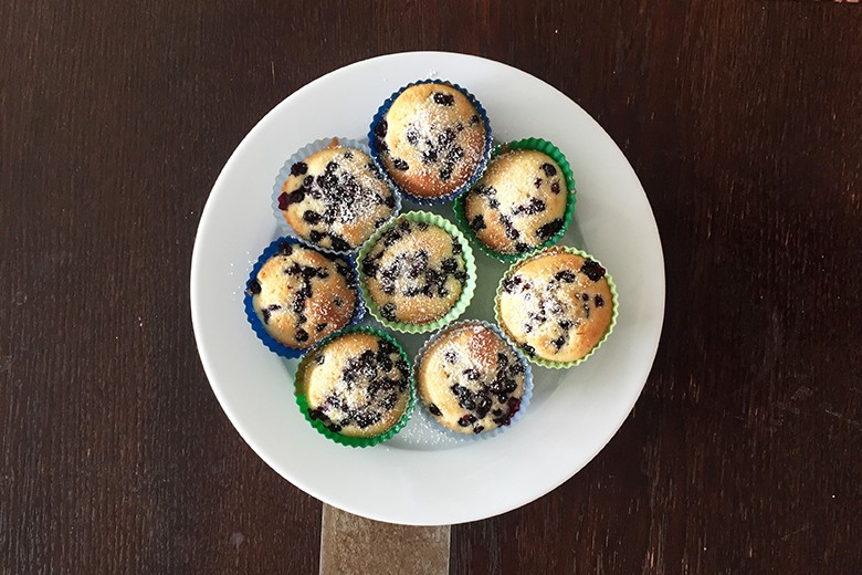 Schwarzbeermuffins
