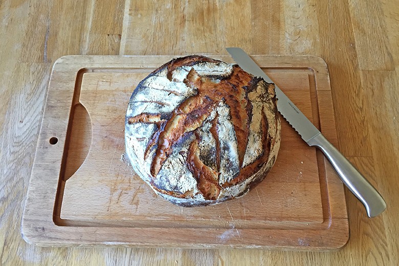 Sauerteigbrot mit Weizen