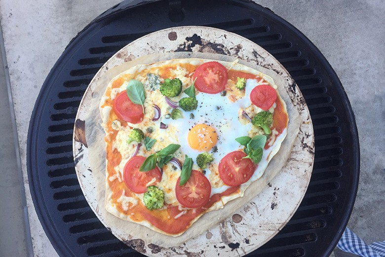 Pizza Vegetariana vom Grill