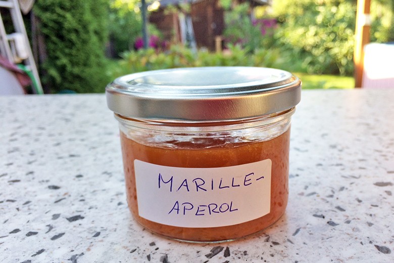 Marillen-Marmelade mit Aperol