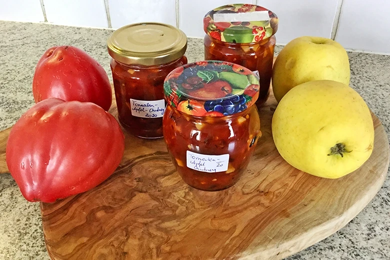 Tomaten-Apfel-Chutney