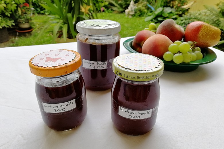 Himbeer-Marillen-Marmelade
